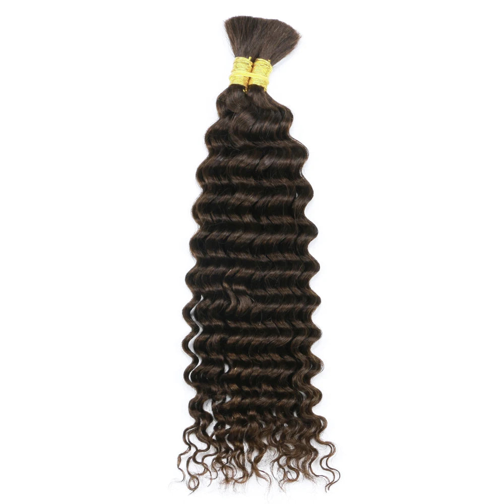 Cabello Humano Ondulado Profundo de 100 g para Trenzas Boho
