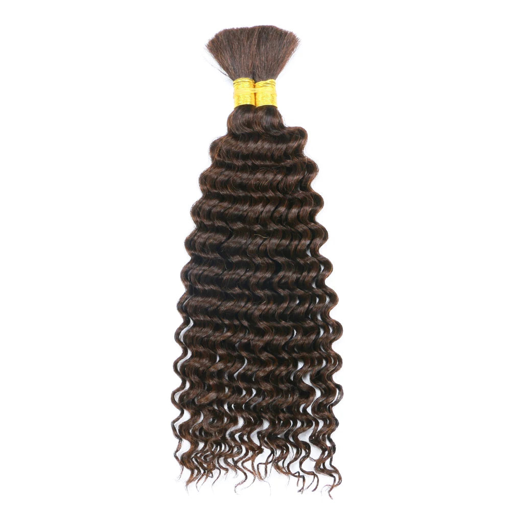 Cabello Humano Ondulado Profundo de 100 g para Trenzas Boho
