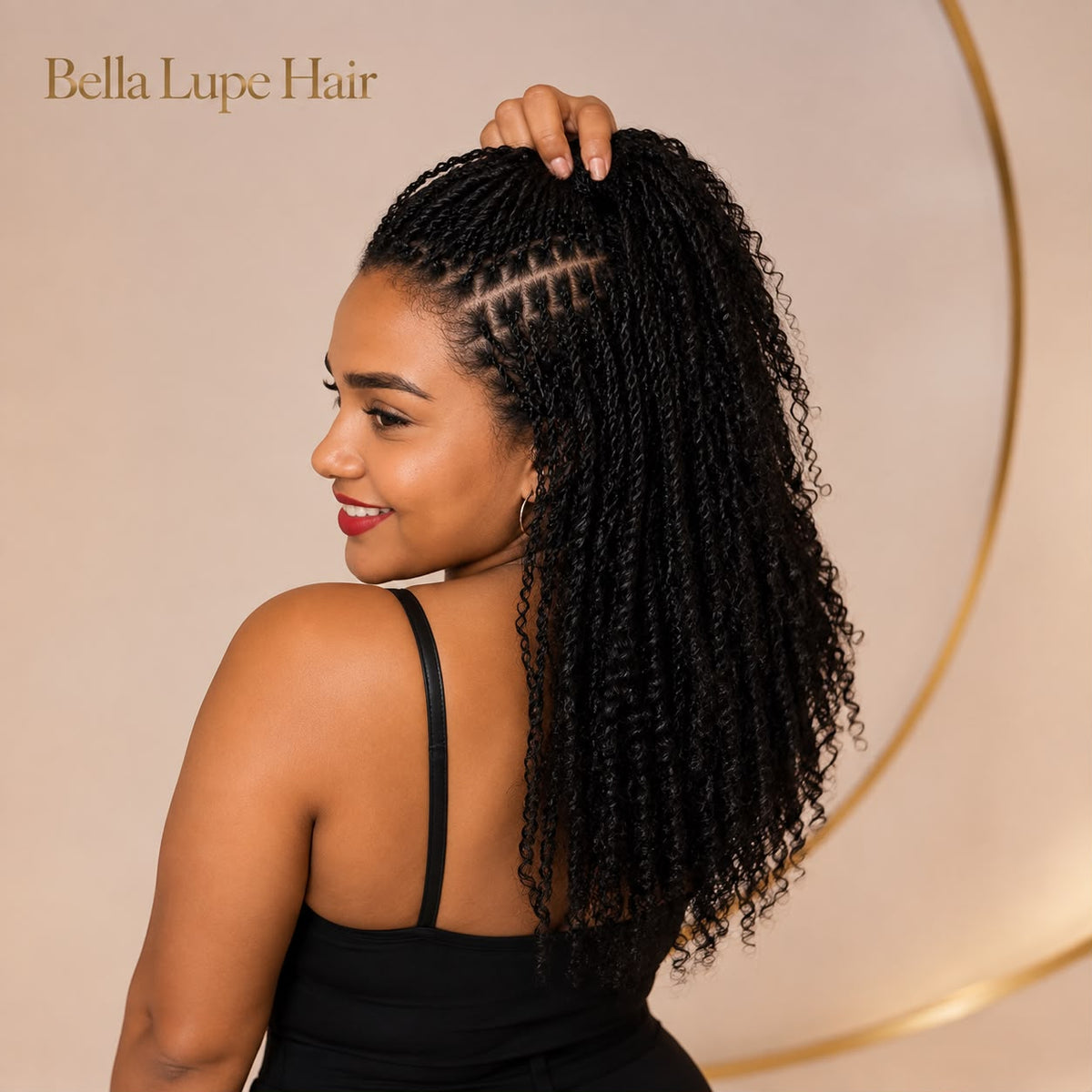 Cabello Humano Afro Kinky para Trenzas de 10 a 18 Pulgadas
