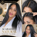 Frontal y Cierre de Encaje con Cabello Humano Liso