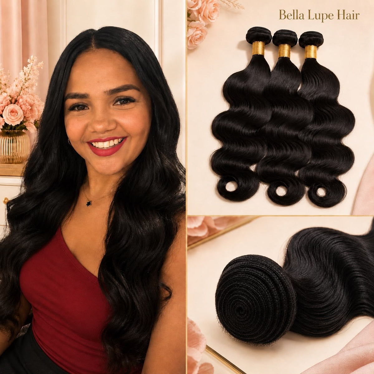 Paquetes de Cabello Humano Body Wave de Hasta 40 Pulgadas